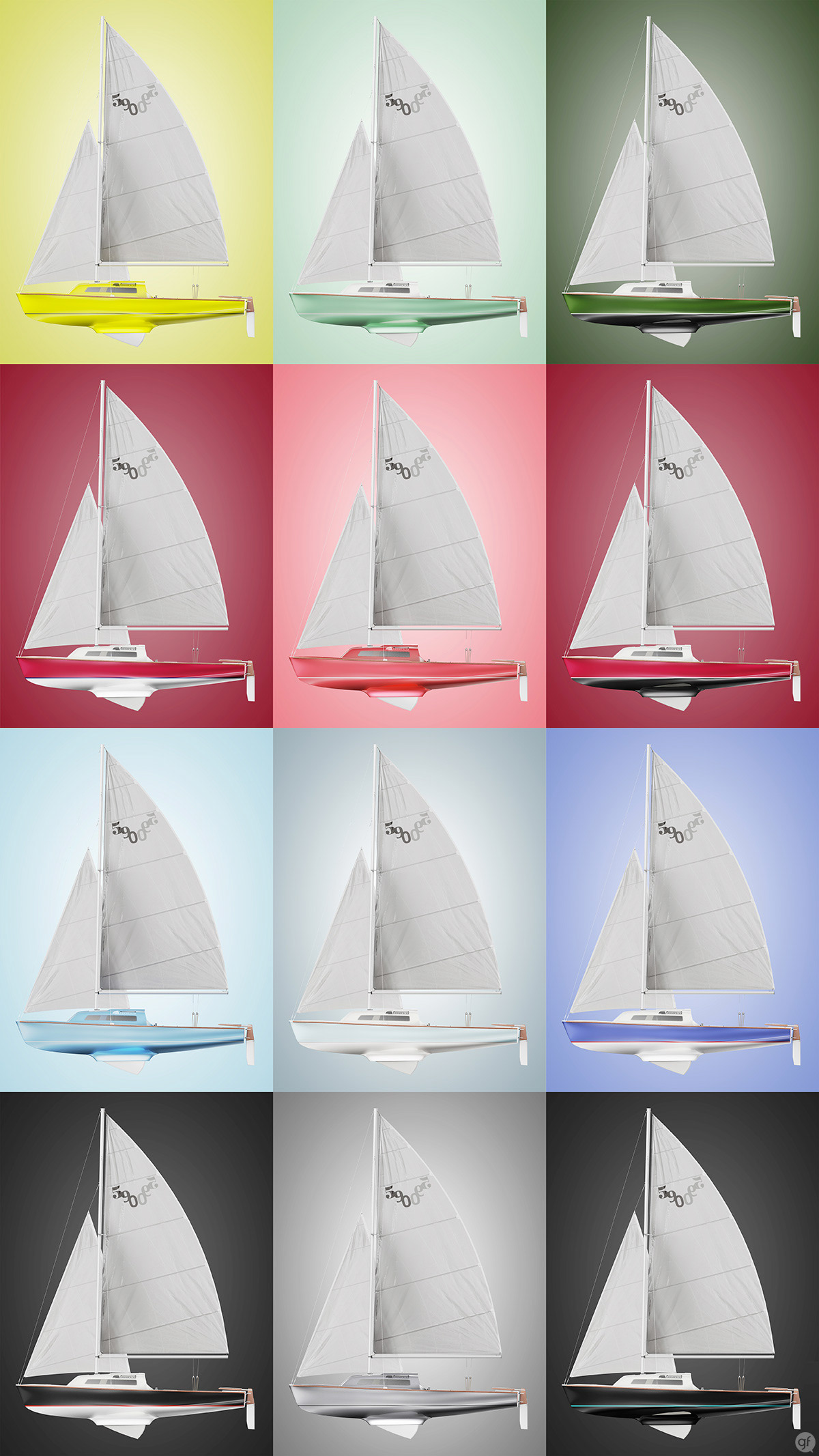lanaverre boat bateau CGI digital Imaging color