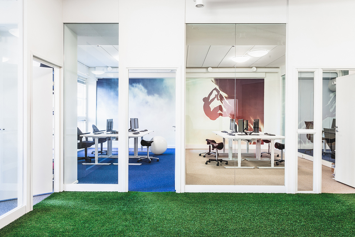 Office Office Design design Interior red grass picnic Photowall