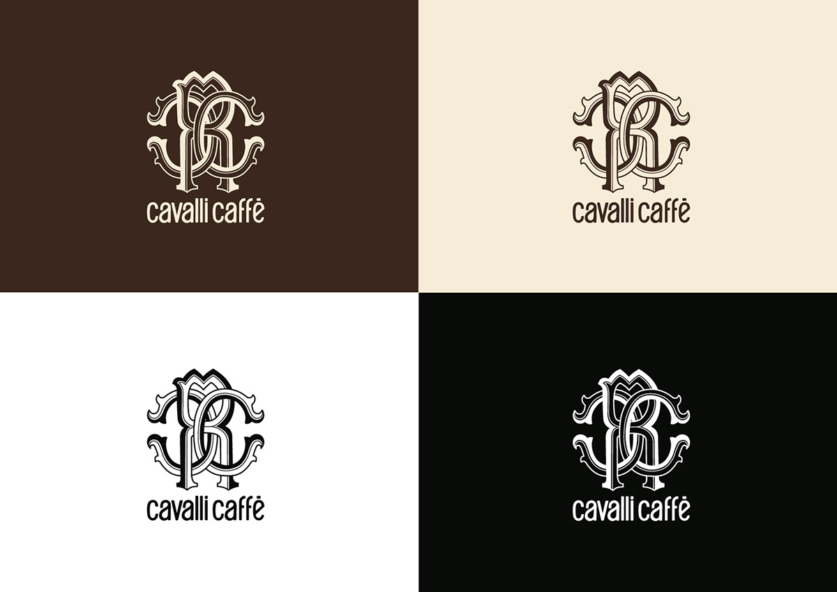 Brandguidelines branding  cafe cavallicafe dubai foodandbeverage graphicdesign restaurant robertocavalli visualdesignsystem Adobe Portfolio