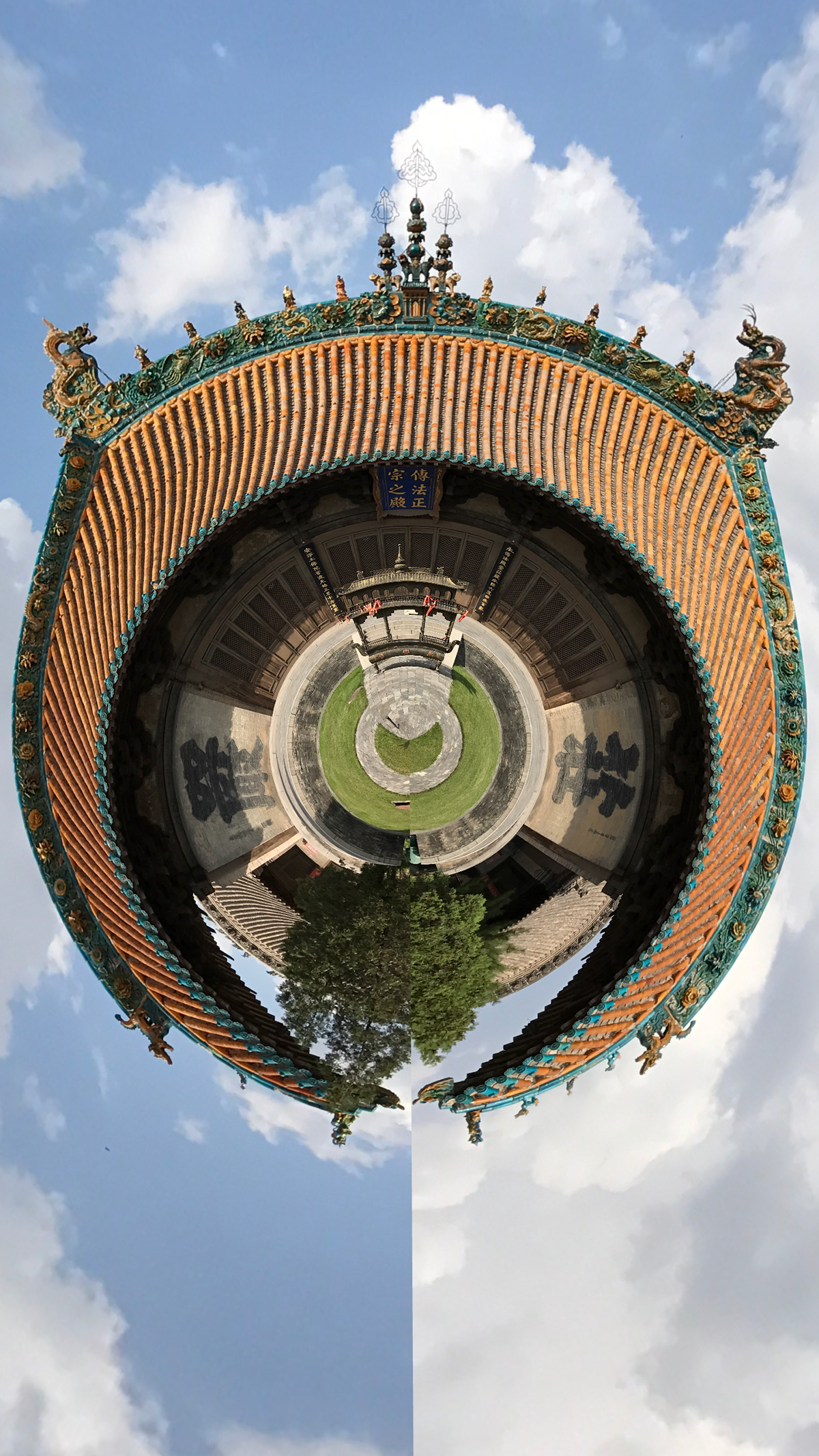 Shanxi province Religious buildings temple pagoda 360VR