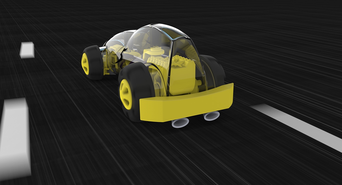 racecar toycar Solidworks