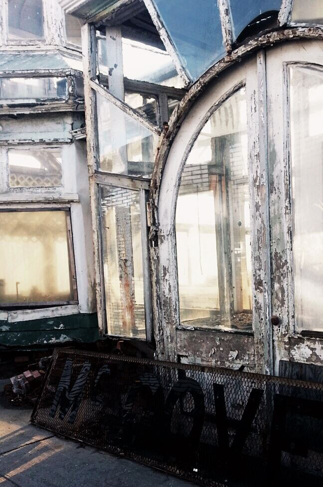 architectural abandoned industrial Brooklyn New York Queens rust neighborhoods cemetery