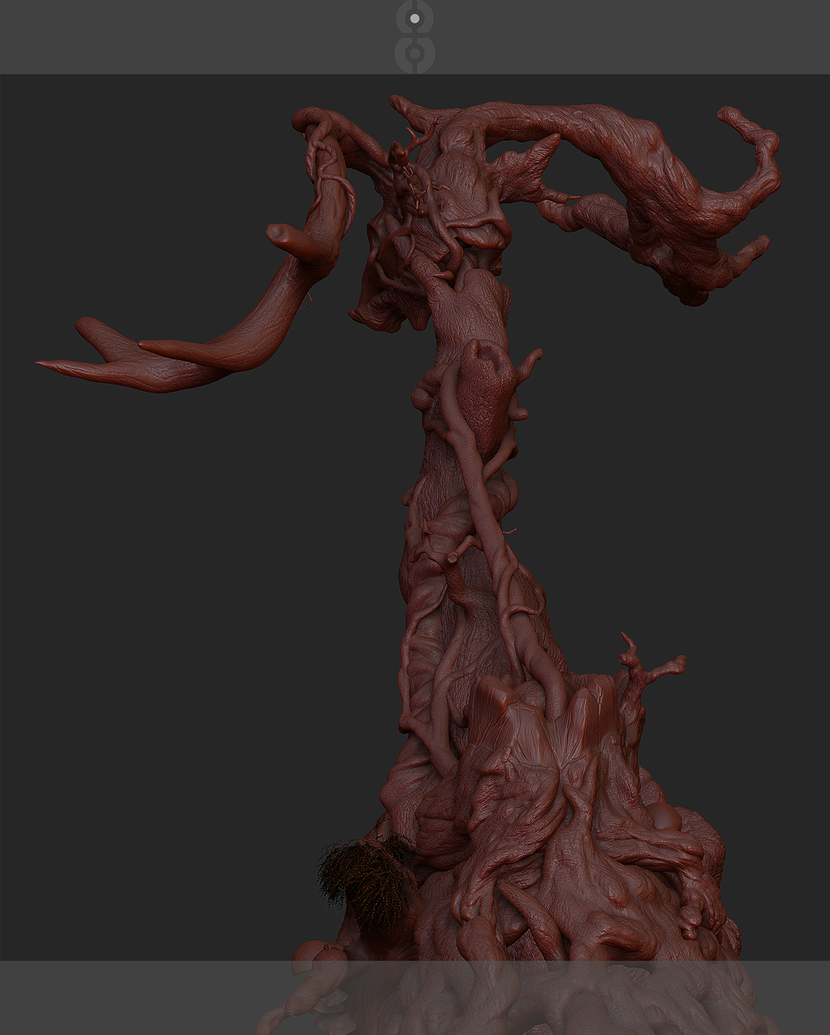 zbursh 3D digital Character forest creature monster wooden Tree 