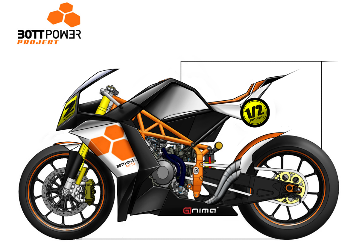 design moto2 motorcycle racebike arnau sanjuan motorcycle design Transportation Design motorcycle sketch sketch