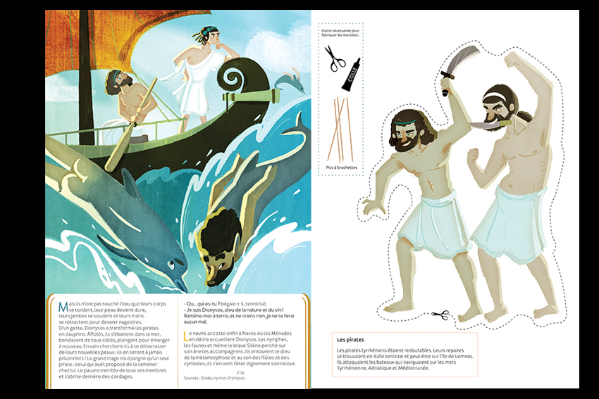 Adobe Portfolio mythologie characterdesign creature gods Transformation chidlrenbook kidlitart child greek