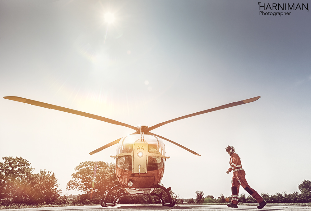 Harniman Photographer Air Ambulance helicopter People Photography lifestyle photography