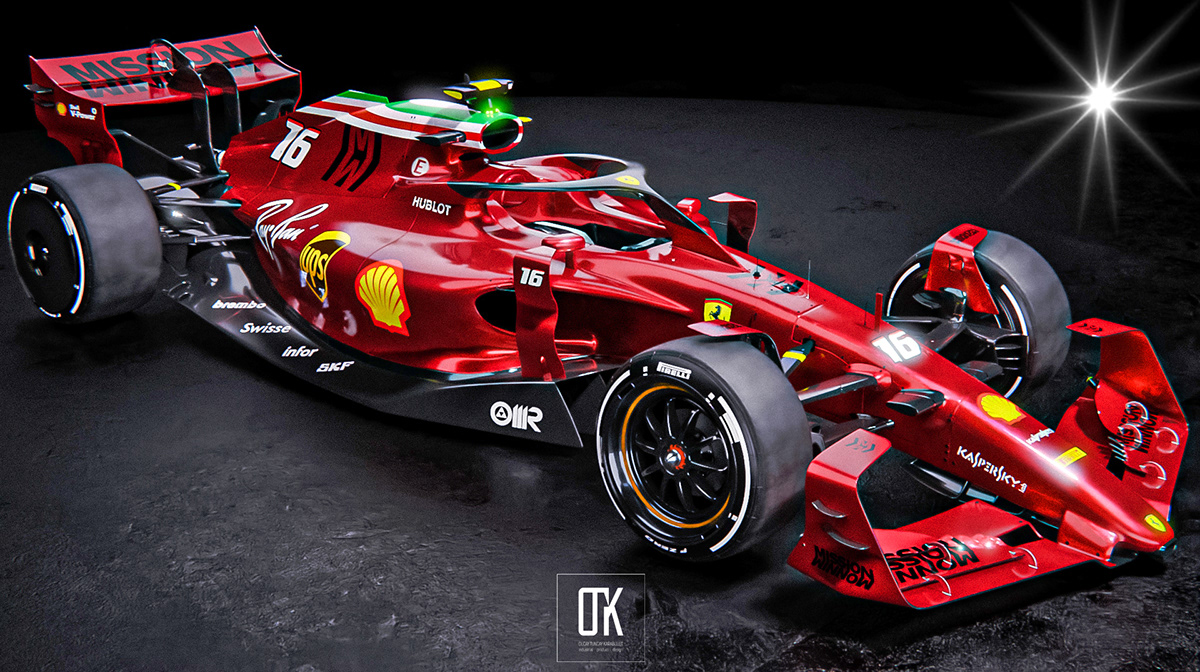 car concept design f1 FERRARI Formula 1 future GP Livery race car