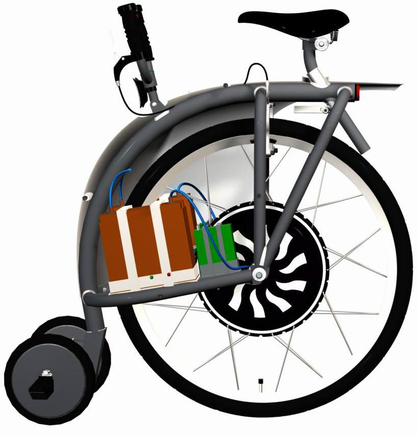 electric vehicle green design pro engineer ev tricycle Bike electric bike trike zigzag Transport