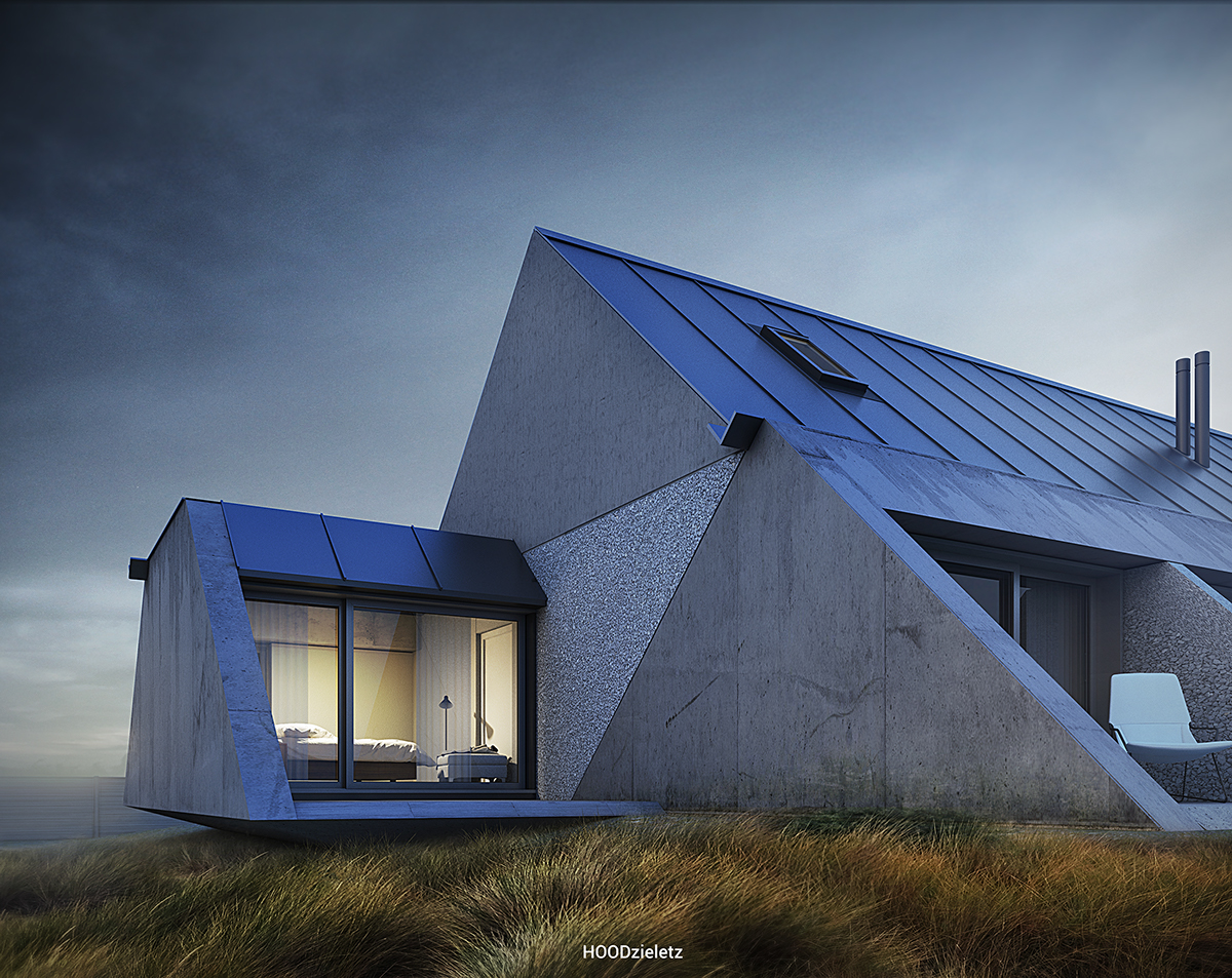 architecture visualization adam spychała housing V-ray photoshop