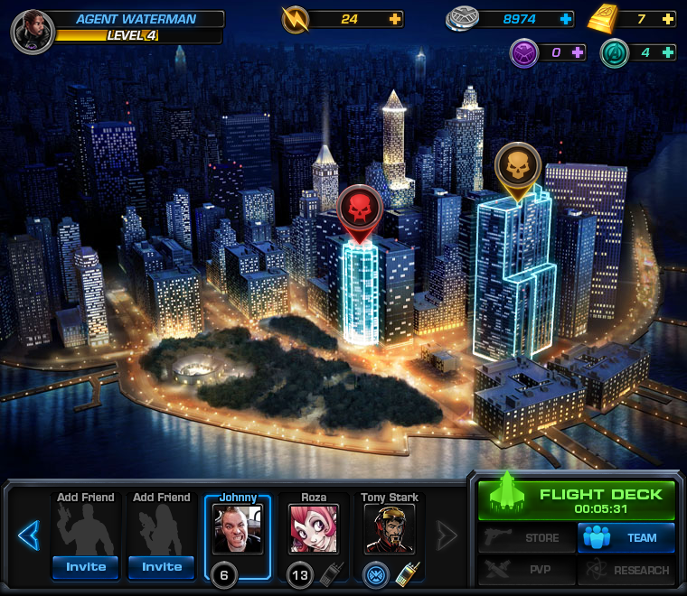 rpg art icons game marvel Super Hero action futuristic strategy