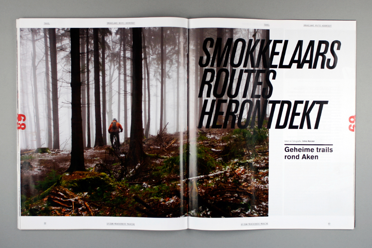 up/down grid magazine mountainbike sport editorial