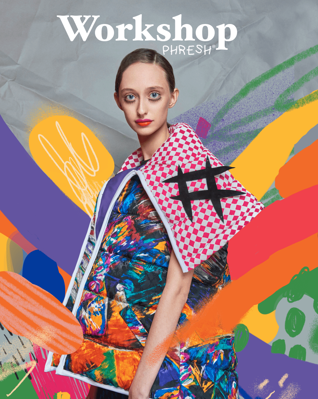 Fashion  artwork magazine editorial illustratiom Photography  model colors abstract
