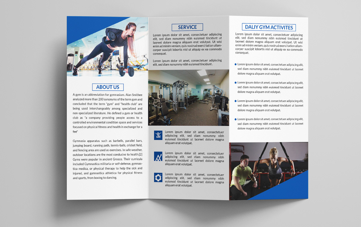 brochure design tri fold brochure gym brochure flyer brochure menu Corporate Brochure poster bennar annual report