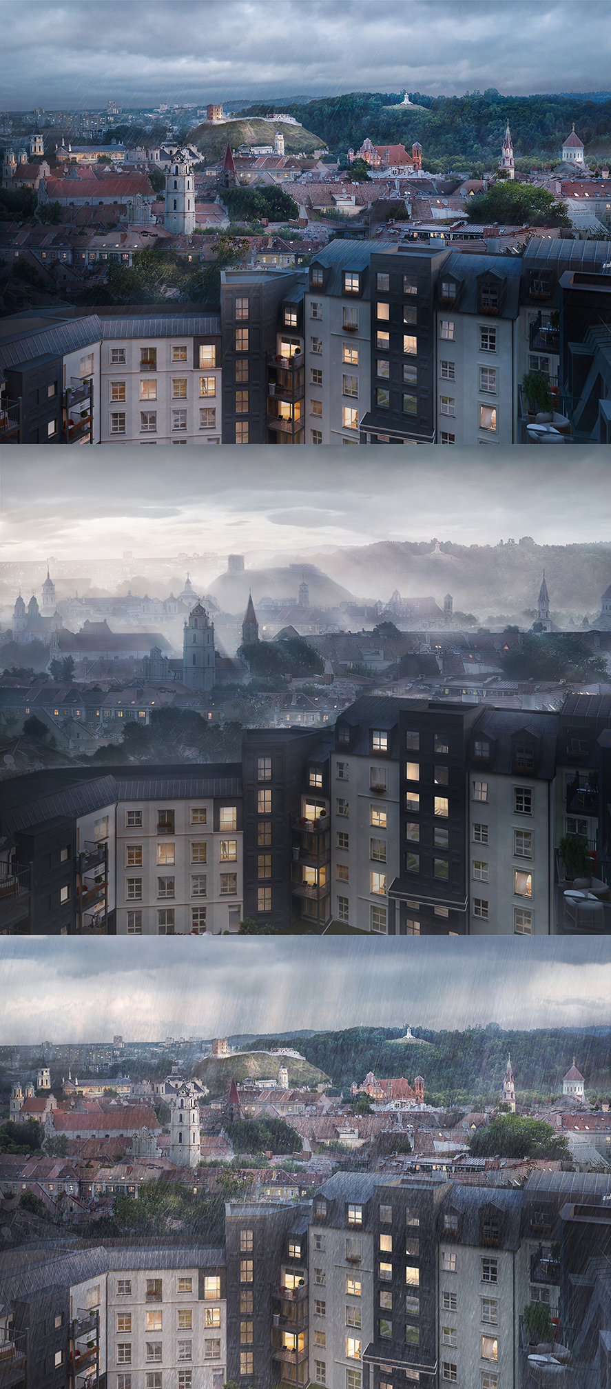 fog CGI architecture 3D visualisation visualization vilnius lithuania