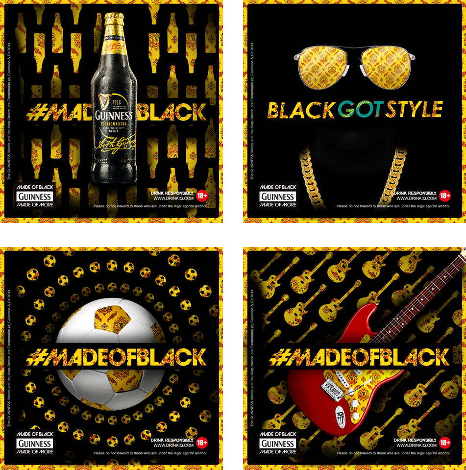 guinness made of black PRAEKELT social media campaign