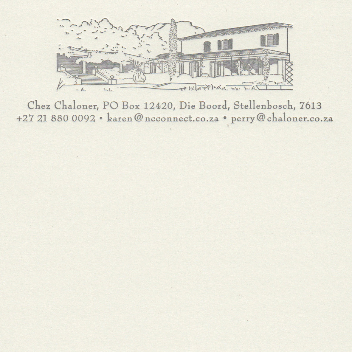 letterpress Stationery bespoke botanical Clivia cotton paper CYCAD disa ink printmaking