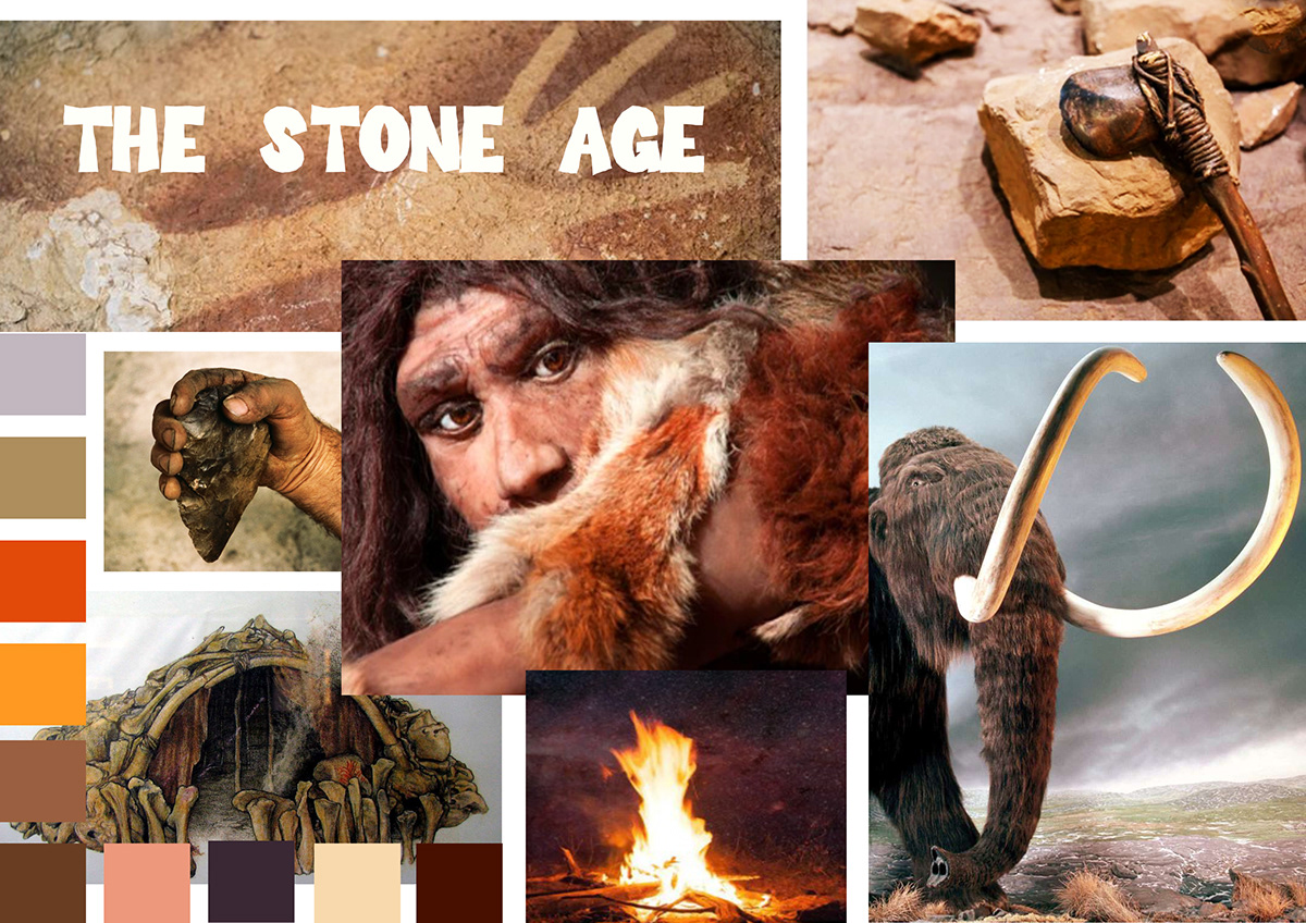 Prehistorical mood board (the stone age)