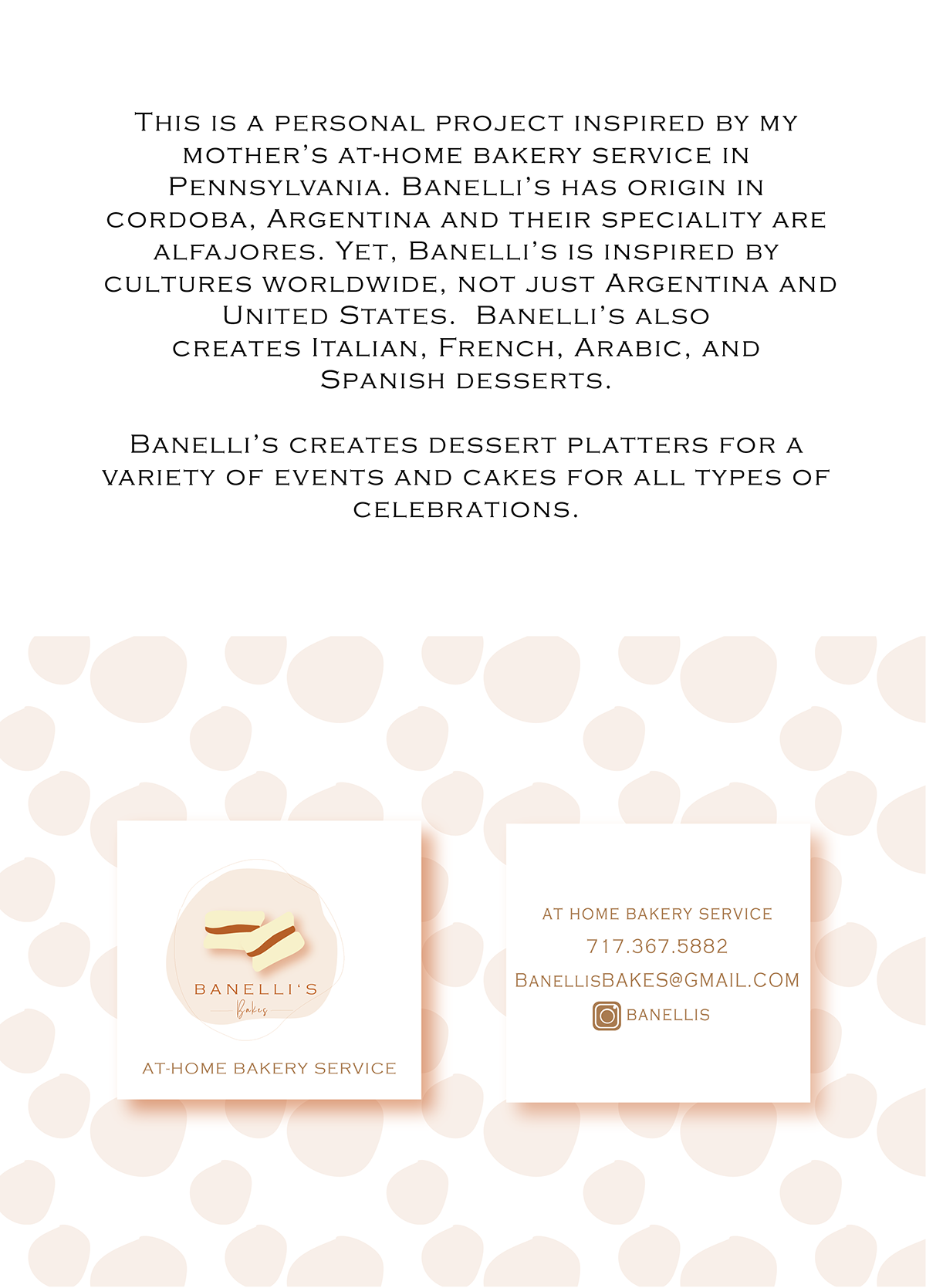 design Graphic Designer alfajores argentina bakery logo