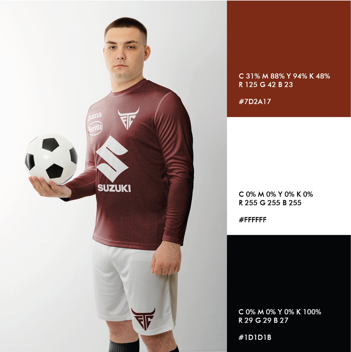 brand identity calcio football design Logo Design marketing   rebranding Seria A sports torino visual identity