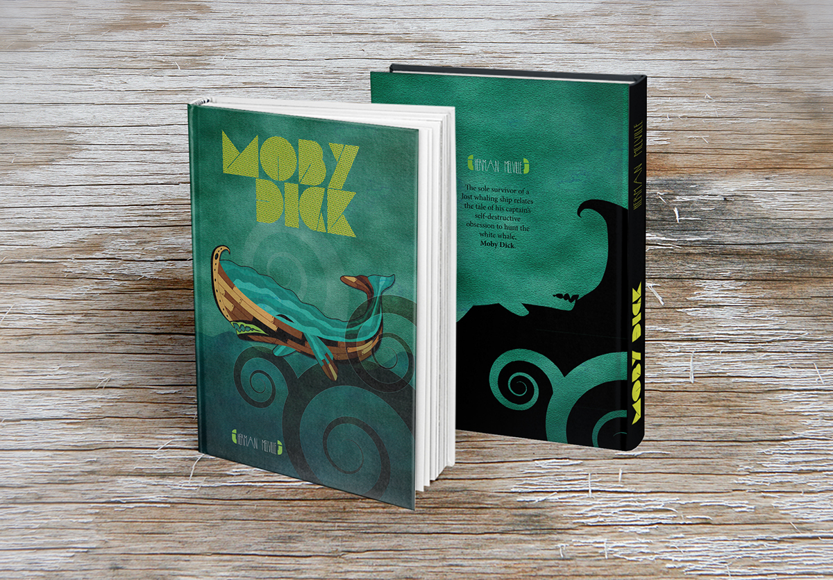 book Moby Dick cover sea ship story voyage captain herman melville old survivor sole Whale White