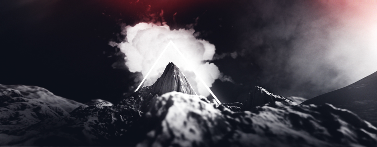 cinema 4d Arnold Renderer Turbulence fd volcano fume smoke mountains Landscape
