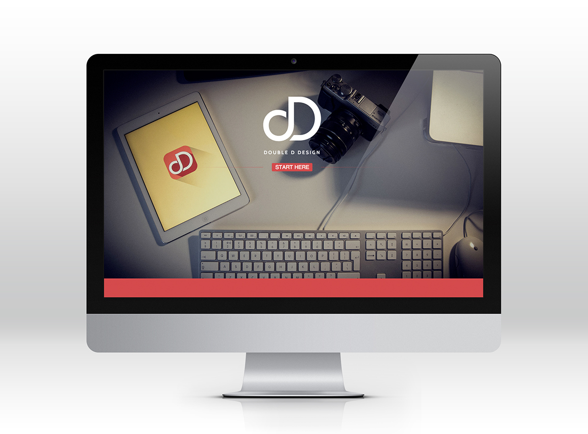 Stationery Website Design monogram double d design design business card letterhead Compliment Slip Graphic Designer Personal Identity