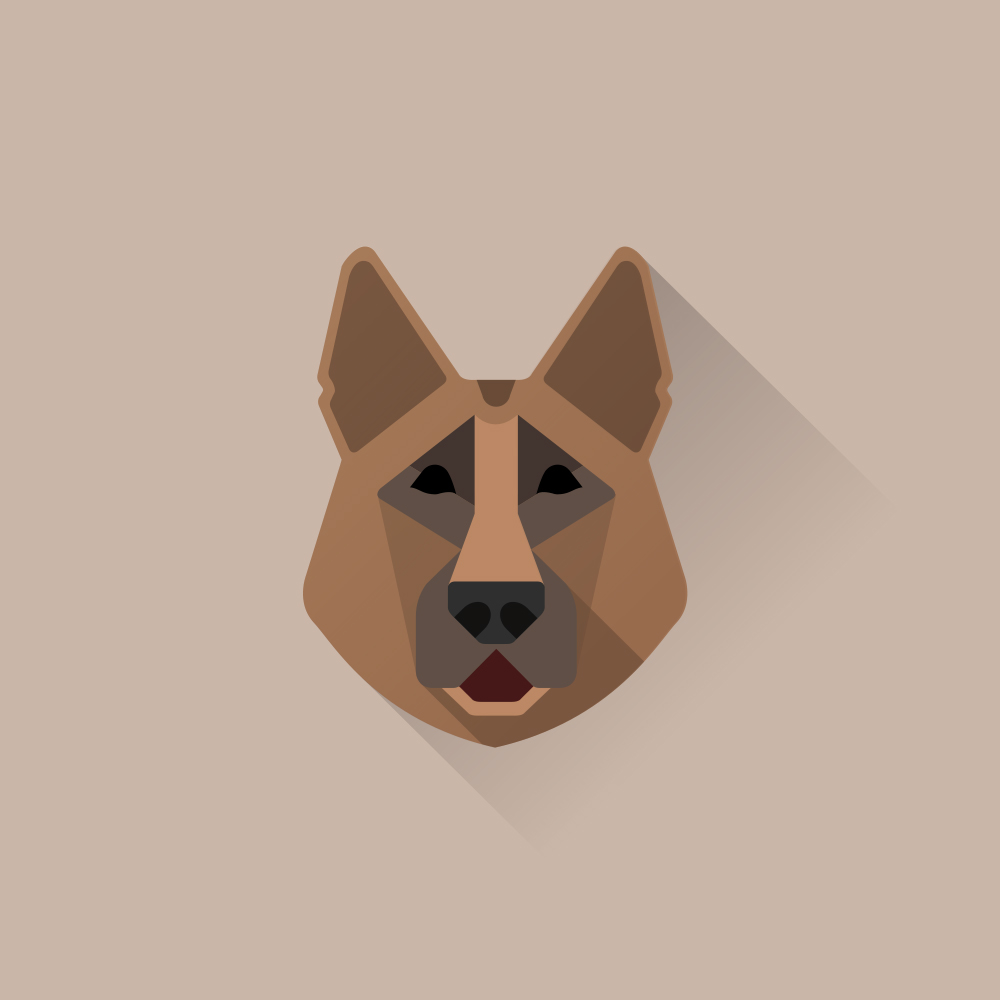 Illustrator icons iconography dog dogs visual design design dog breeds flat icons flat icon icon set breed icons