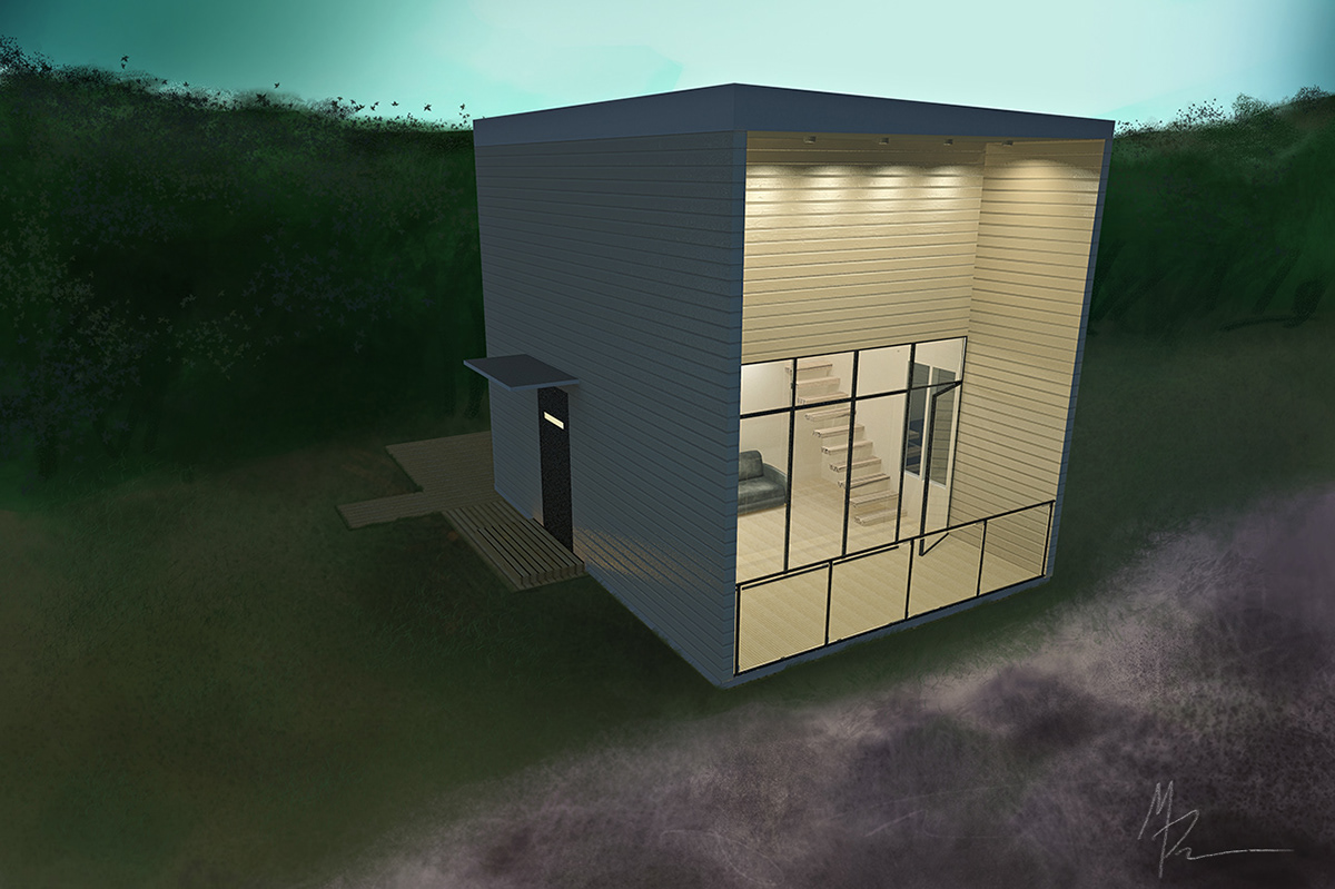house 3ds max photomanipulation vray V-ray rendering