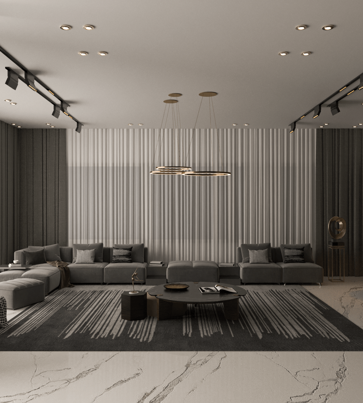 3D 3ds max architecture corona Couch interior design  modern Render visualization vray