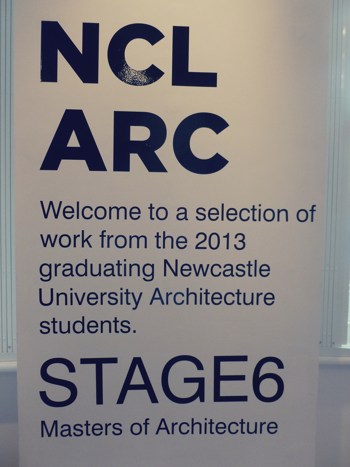 Event Exhibition  Newcastle University architecture school marc BA degree show Display Clerkenwell ncl arc
