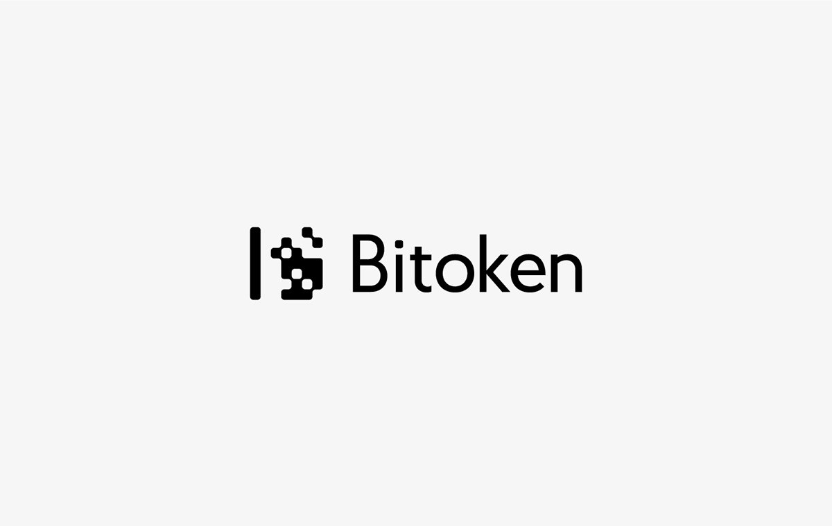 ID branding  bitcoin Technology black violet Logotype Computer IT simplicity
