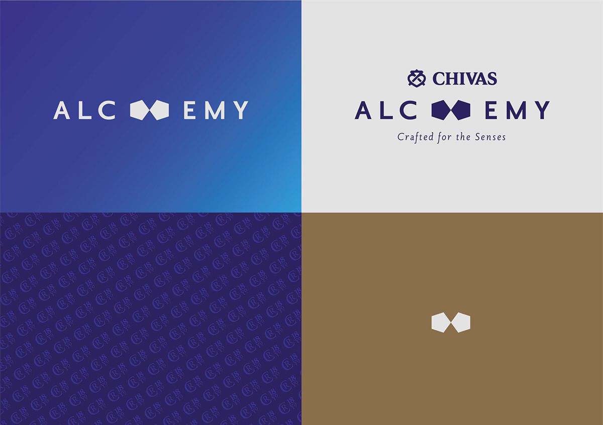 chivas Chivas 18 alchemy branding  logo Logo Design Event collaterals Advertising  graphic design 