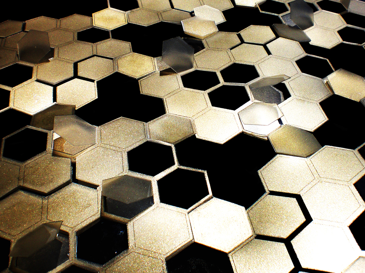 pattern light honeycomb module
