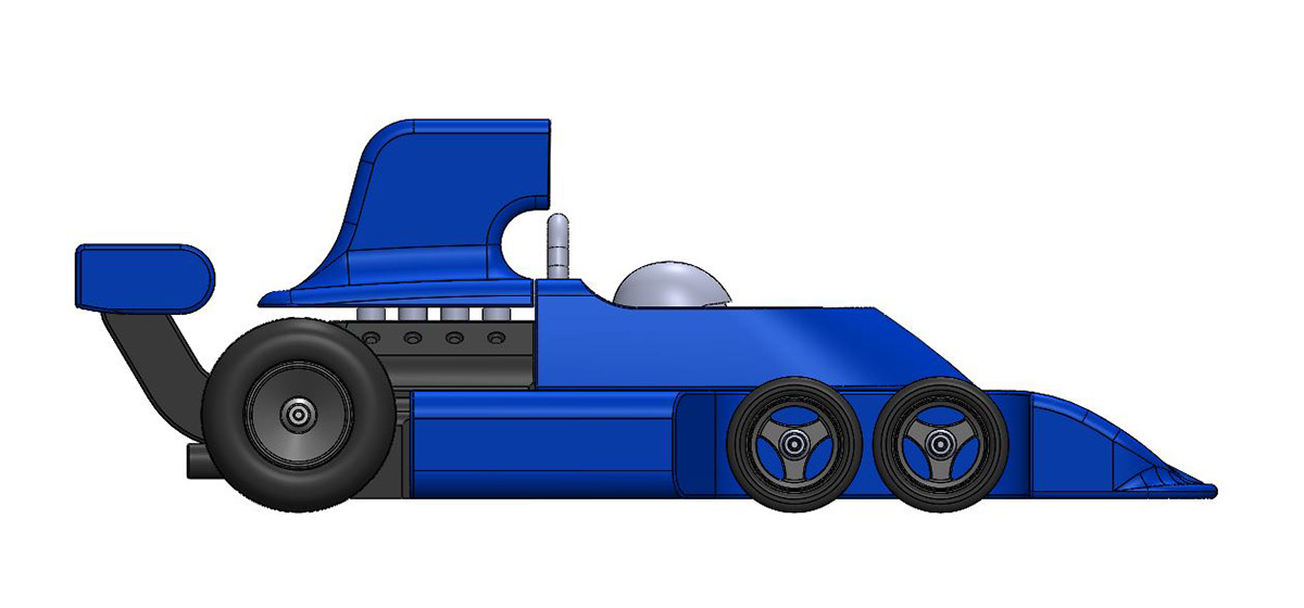 car automotive   Racing Livery Tyrrell Render f1 P34