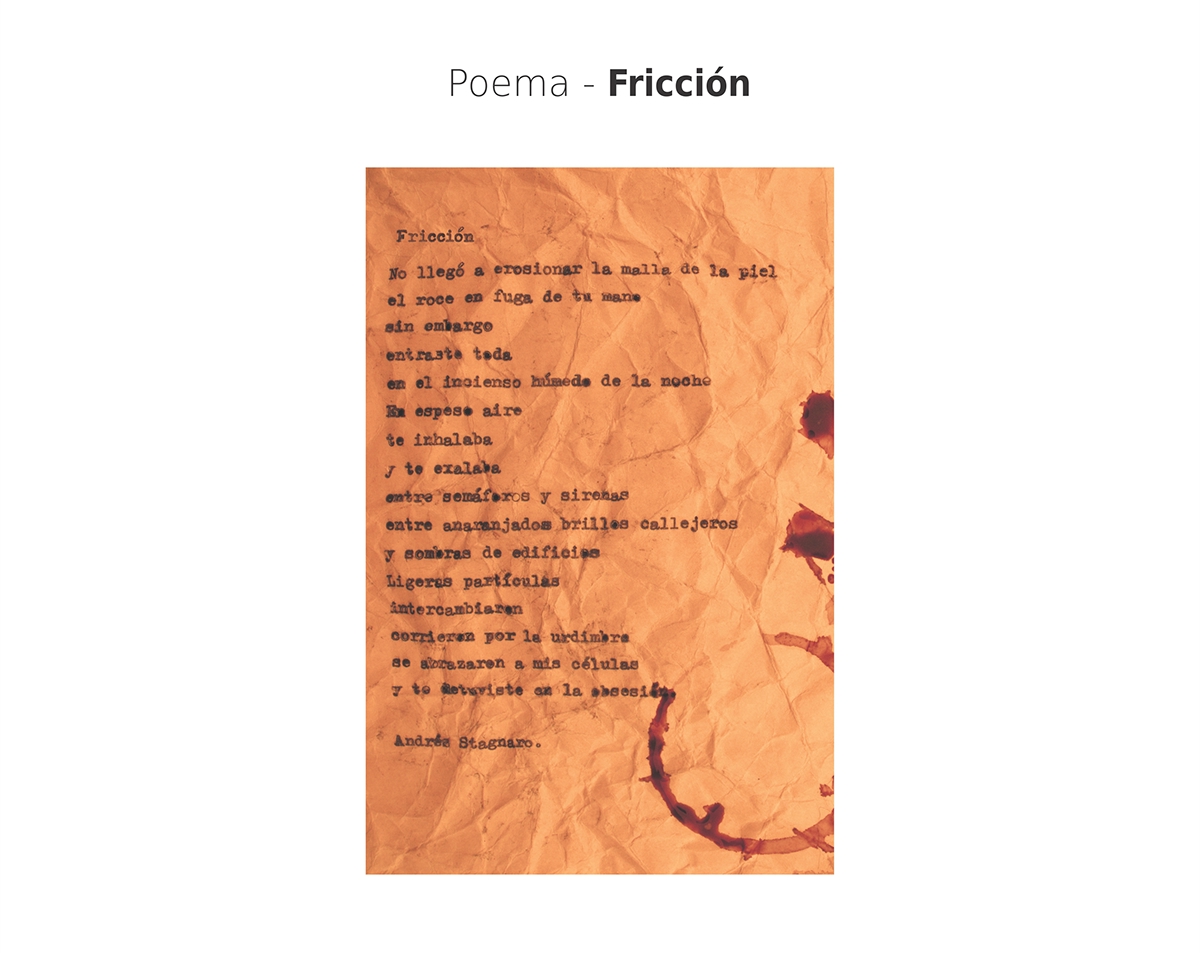 afiche poema Friccion
