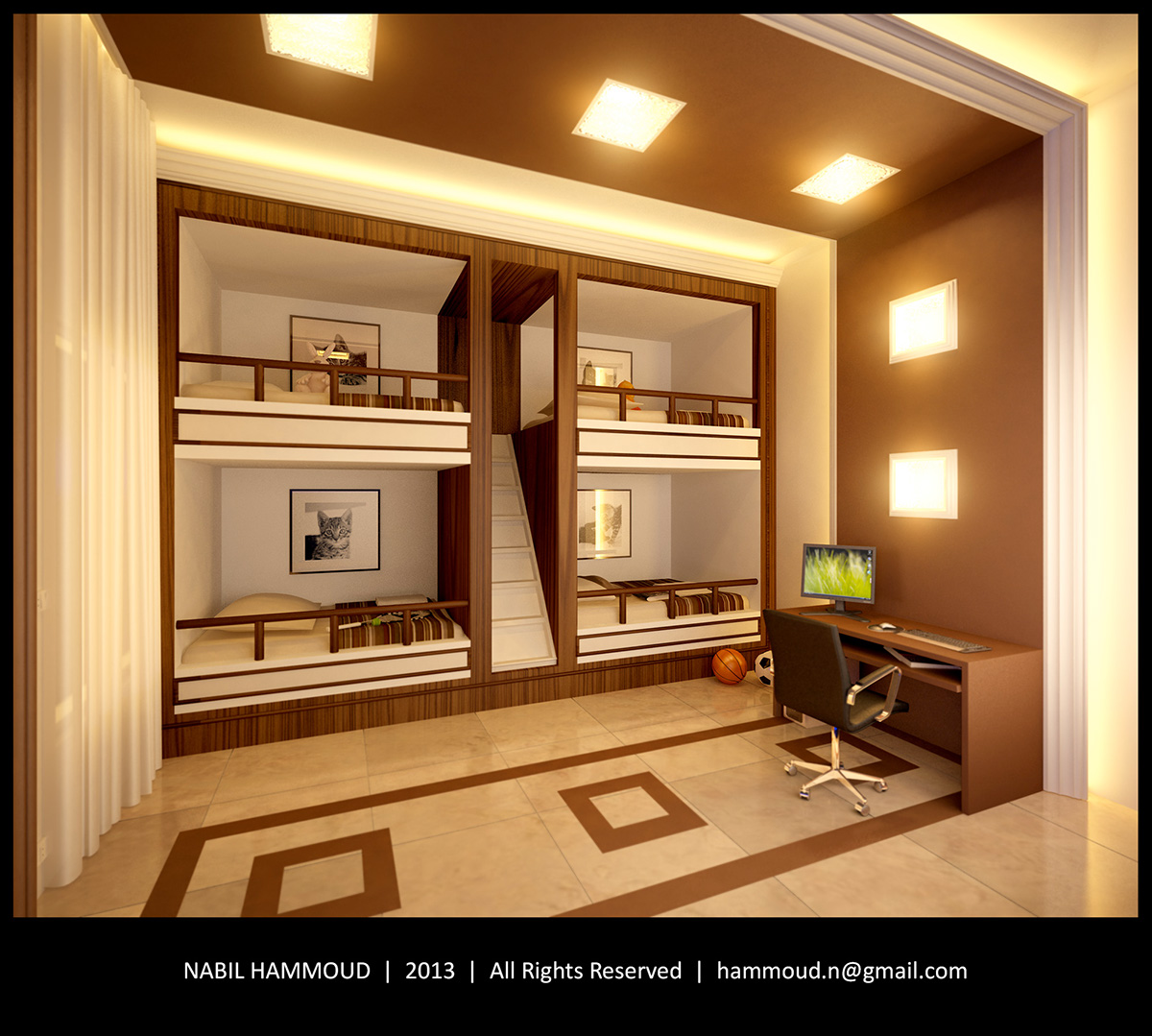 3D vray digital Interior design decor visual iraq