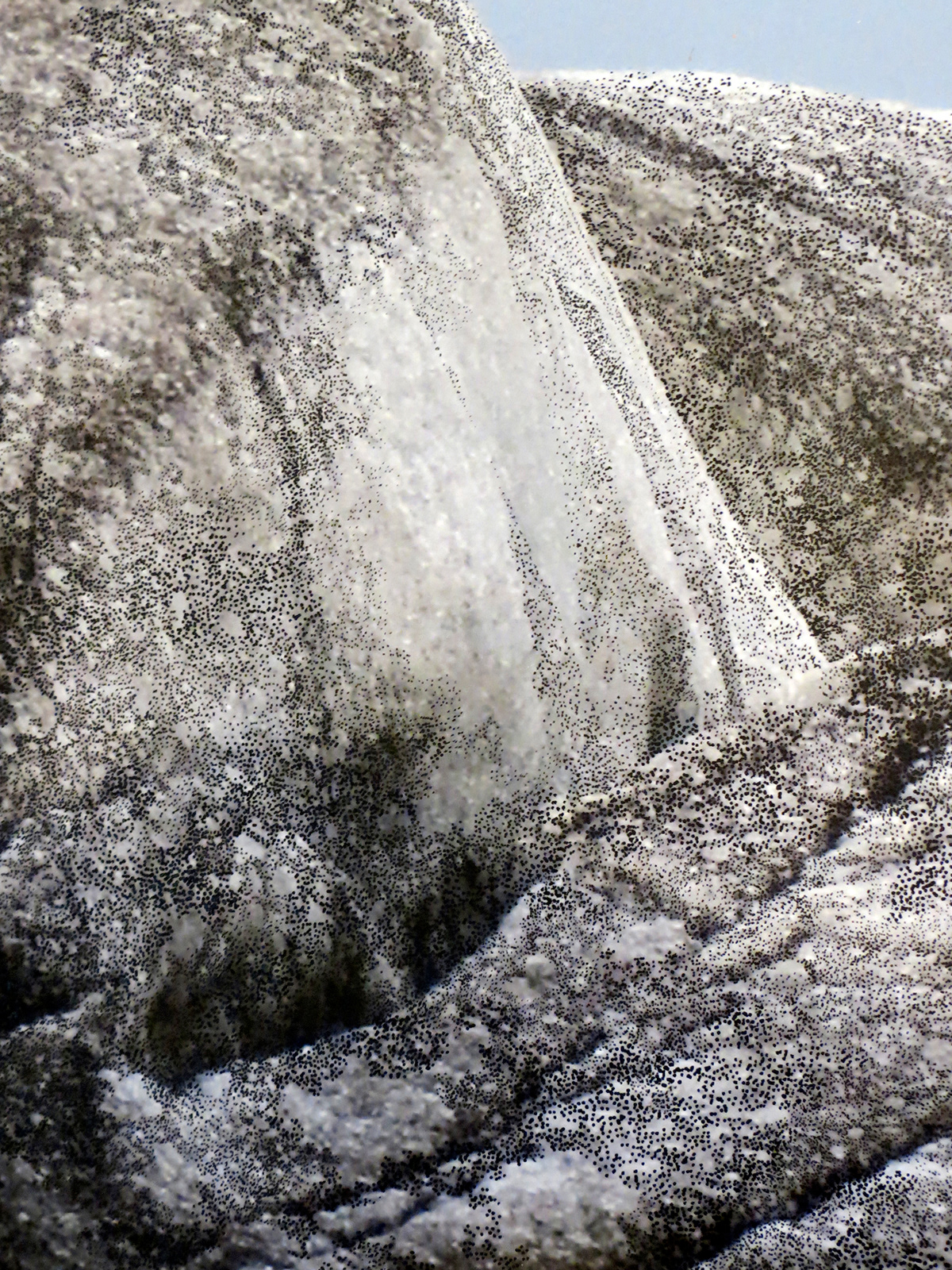 glacier ice ash detail intricate iceland