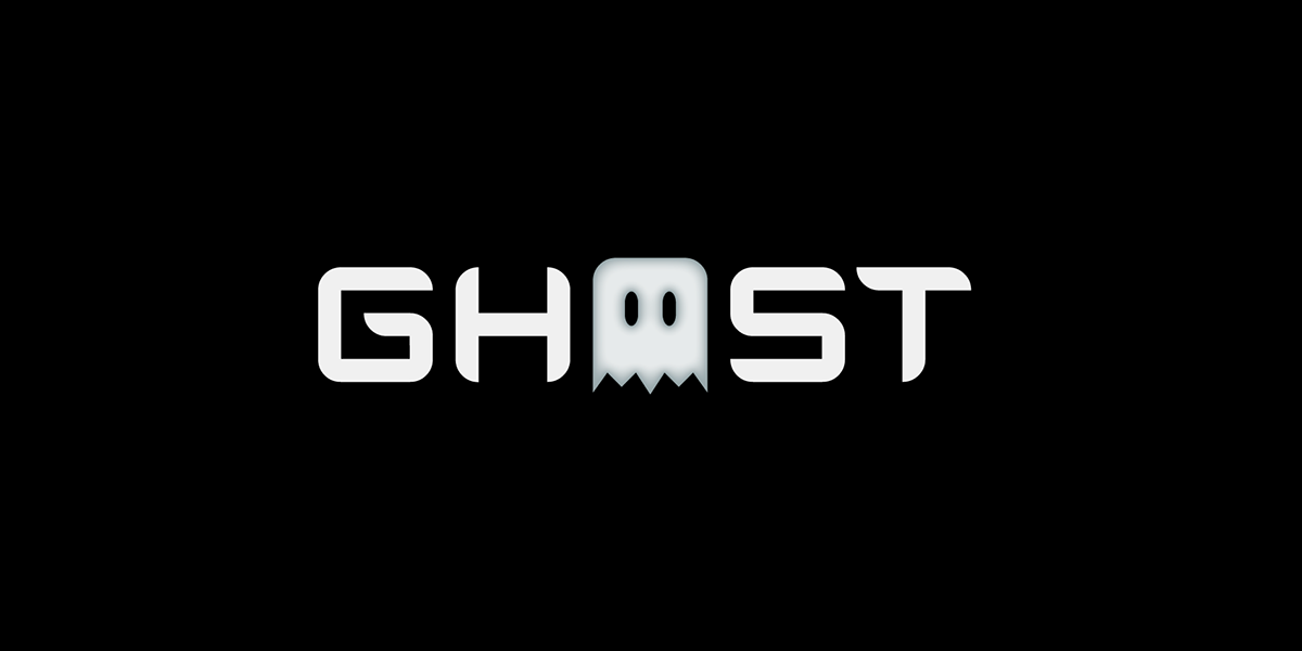 branding  identity logo ghost