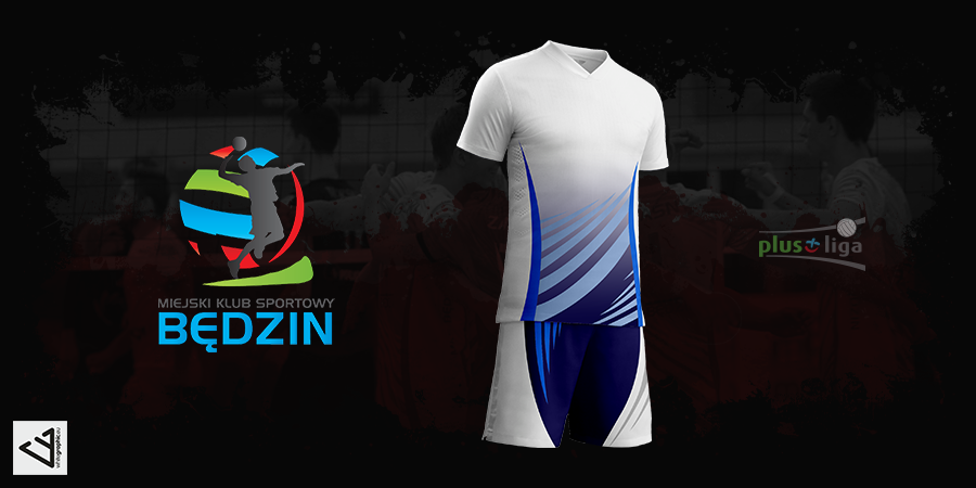 volleyball crest logo uniform kit polish design brand plus liga season new