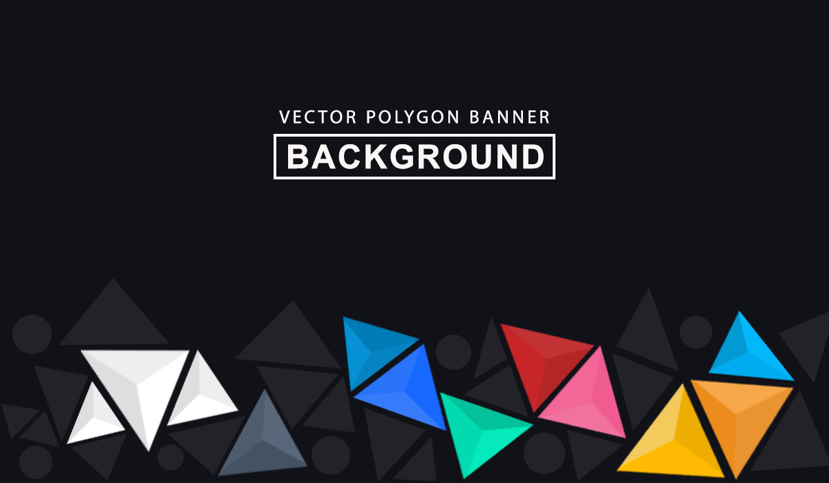 Vector Polygon Background Banners-Free Download on Behance