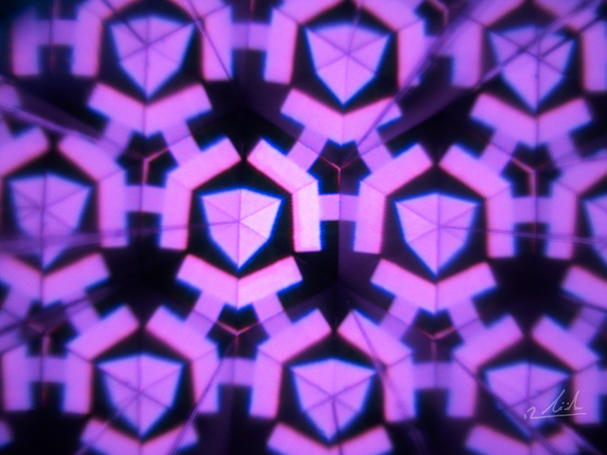 kaleidoscopio triangulos copos de nieve Fotos Fotografia Psicodélico
