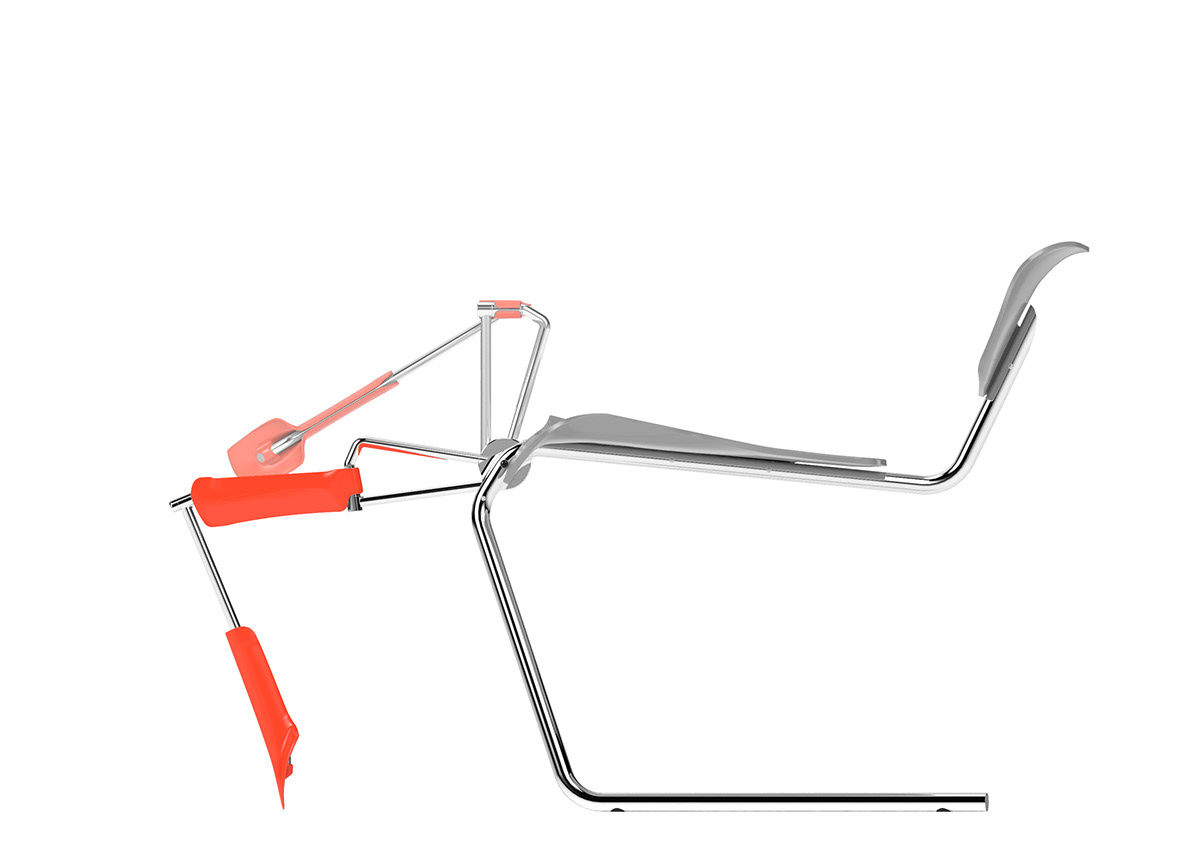 chair furniture cross legs interaction design