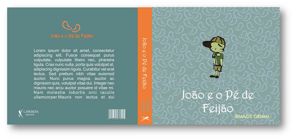 Livro book cover Capa contos infantil
