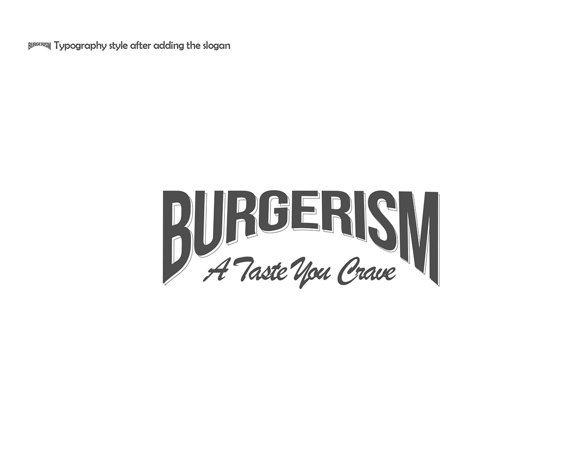 burger logo bugerism ism creative Icon colors restaurant design identity b logo B Icon