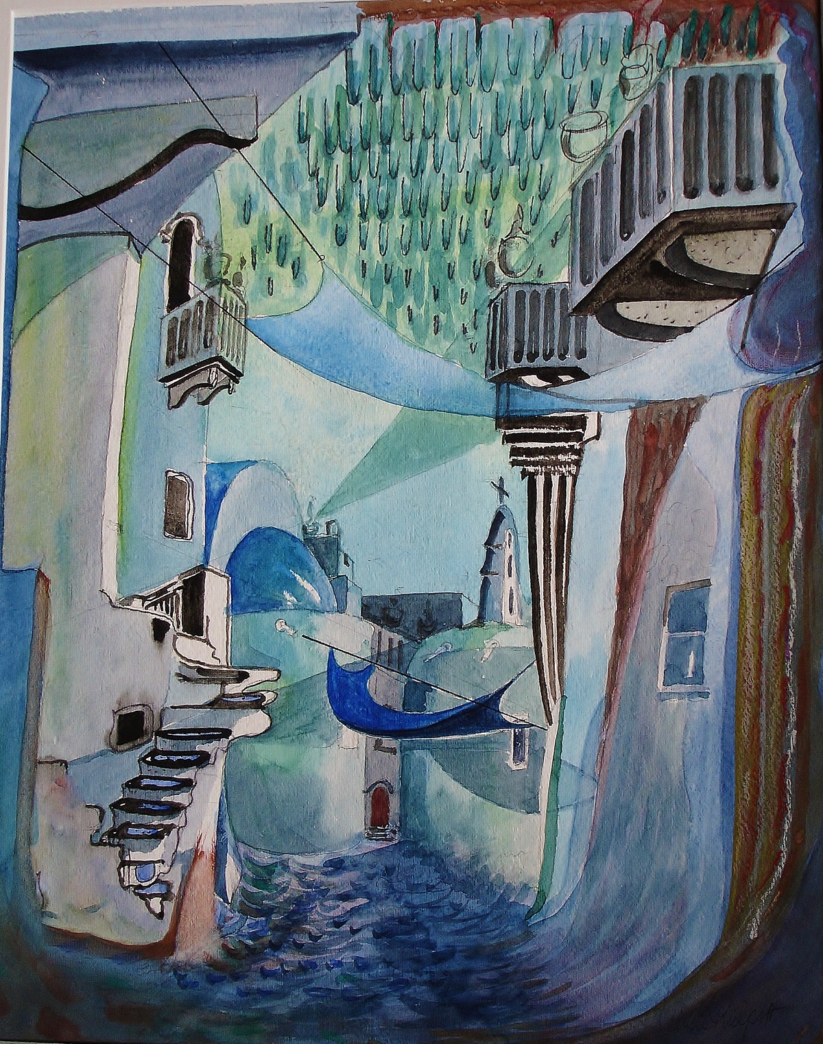 Architectural watercolors