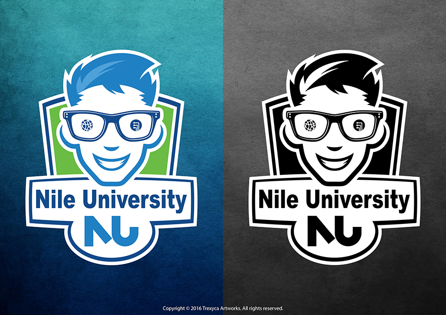 adobe cartoon Character Illustrator logo Mascot photoshop sticker vector geek science Computer student trendy University