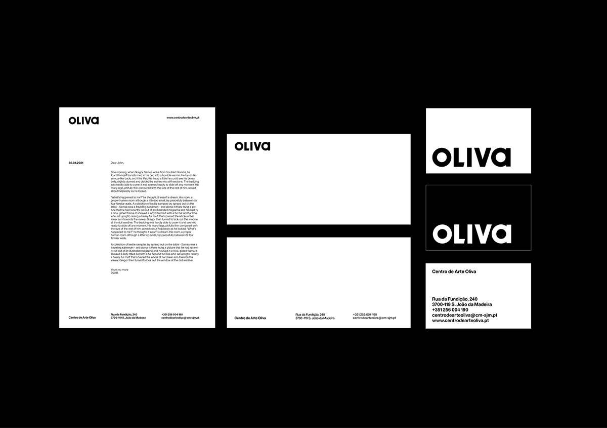 art contemporary ESAD redesign brand identity oliva