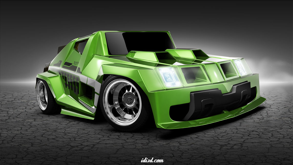 3D 3D Cars CG Cars toy HotWheels fantasy vehicles vehicles
