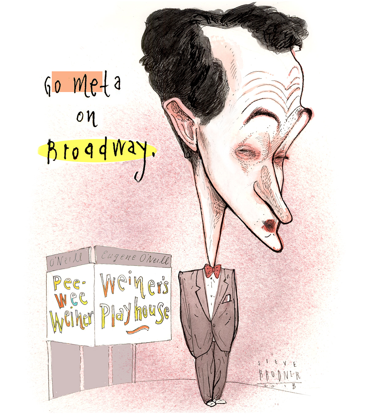 politics  new york anthony weiner caricature  
