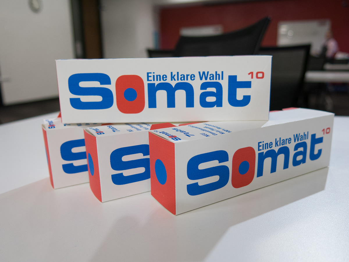 Somat soap dishwasher tablet kitchen box tab henkel blue Icon germany